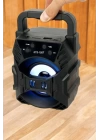 Işıklı Bluetooth Hoparlör Müzik ve Renkli Işık Taşınabiilir