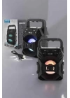 Işıklı Bluetooth Hoparlör Müzik ve Renkli Işık Taşınabiilir