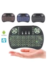 Işıklı Kablosuz Mini Klavye ve Dokunmatik Mouse Seti Türkçe Kablosuz