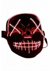 Işıklı Led Maske Parti Eğlence Maskesi Hallowen Neon Maske