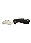 İsonzo 1396bk Siyah Kamp Çakı 18cm - Yarı Otomatik, Kemerlikli, Kutulu