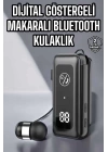 Kablolu Makaralı Bluetooth Kulaklık Uzun Pil Ömrü Dijital Göstergeli