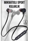 Kablolu Mıknatıslı Sport Kulaklık Bluetooth Bağlantılı