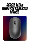 Kablosuz Bağlantı Yüksek Hassasiyetli Kablosuz Wireless Siyah Mouse
