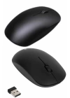 Kablosuz Bağlantı Yüksek Hassasiyetli Kablosuz Wireless Siyah Mouse