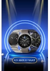Kablosuz Bluetooth Bağlantılı Kulaklık ve Dokunmatik Ekran Akıllı Saat Arama Cevaplama
