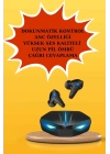 Kablosuz Bluetooth Bağlantılı Kulaklık ve Dokunmatik Ekran Akıllı Saat Arama Cevaplama