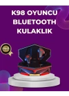 Kablosuz Bluetooth Gaming Kulaklık Led Işıklı