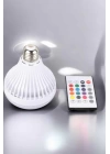 Kablosuz Bluetooth Hoparlör Led Lamba