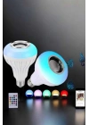 Kablosuz Bluetooth Hoparlör Led Lamba