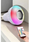 Kablosuz Bluetooth Hoparlör Led Lamba
