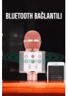 Kablosuz Bluetooth Karaoke Mikrofon USB ve AUX Girişli, Yüksek Ses Kalitesi