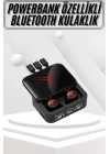 Kablosuz Bluetooth Kulaklık Powerbank Özellikli Göstergeli Hd Mikrofon