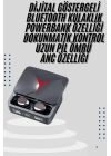 Kablosuz Bluetooth Kulaklık Powerbank Özellikli Göstergeli Hd Mikrofon