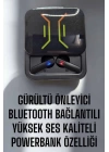 Kablosuz Bluetooth Kulaklık Powerbankli Uzun Pil Ömrü Yüksek Ses Kaliteli