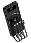 Kablosuz Çoklu Şarj Girişli 10.000 Mah Kablolu Powerbank Taşınabilir