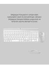 Kablosuz Klavye ve Mouse Seti - Ergonomik Tasarım, Sessiz Kullanım, Geniş Uyumluluk