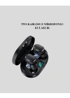 Kablosuz Kulak İçi Bluetooth Kulaklık Stereo Dokunmatik Kontrollü Kulaklık