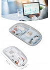 Kablosuz Mouse Fare Şarjlı Bluetooth Wireless Çift Modlu Sessiz