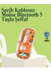 Kablosuz, Sessiz, Ergonomik ve Şarjlı Fare - Gelişmiş Çoklu Cihaz Desteği