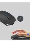 Kablosuz Sessiz Mouse – Ayarlanabilir DPI ve USB Bağlantılı
