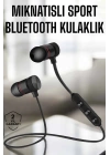 Kablosuz Sport Mıknatıslı Mikrofonlu Kulak İçi Kulaklık