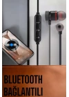 Kablosuz Sport Mıknatıslı Mikrofonlu Kulak İçi Kulaklık