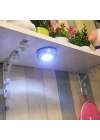 Kablosuz Spot Pilli Dokunmatik Led a 3 Ledli Dolap ası