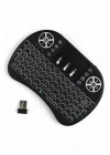 Kablosuz Türkçe Q Klavye RGB Işıklı Televizyon Ps3 Dokunmatik Mouse
