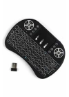 Kablosuz Türkçe Q Klavye RGB Işıklı Televizyon Ps3 Dokunmatik Mouse