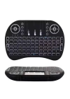 Kablosuz Türkçe Q Klavye RGB Işıklı Televizyon Ps3 Dokunmatik Mouse