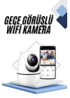Kablosuz Wifi Destekli Akıllı Güvenlik Kamerası Hareket Sensörlü