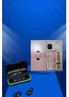 Kadınlara Özel Bileklik Hediyeli Akıllı Saat ve Dijital Göstergeli ANC Özellikli Bluetooth Kulaklık
