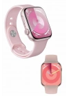 Kadınlara Özel Yeni Nesil Pembe Amoled Ekran Ultra Akıllı Saat 49MM