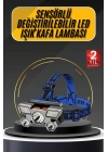 Kafa Lambası 800 Lümen 4 Mod Yüksek Işık Flaşörlü Şarjlı Led Lamba