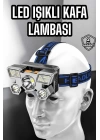 Kafa Lambası Hafif ve Esnek Çift Anahtarlı Far Led Işık