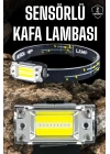 Kafa Lambası Kamp Feneri Balıkçı Feneri Başlıklı Suya Dayanıklı