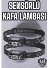 Kafa Lambası Kamp Lambası Led Işık Şarjlı Ayarlanabilir
