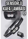 Kafa Lambası Kamp Lambası Sensörlü Şarjlı Ayarlanabilir