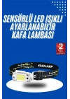 Kafa Lambası, Su Geçirmez Kafa Feneri 3 Mod Aydınlatma