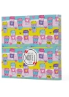 Kahve 10 - Çizgisiz Yan Boyamalı Defter
