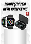 Kaliteli Akıllı Saat ve Kaliteli Bluetooth Kulaklık ANC Özelliği Uzun Pil Ömrü