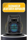 Karaoke Mikrofonlu Fm Radyolu Bluetooth Hoparlör Yüksek Ses Kaliteli
