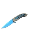 Kartal  Mavi Tk 21 Cm Kamp / Outdoor Çakı  - Yarı Otomatik, Kemerlikli, Kutulu