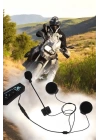 Kask Kulaklığı Motosiklet Intercom Interkom Dinleme Konuşma Özellikli Su Geçirmez