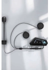 Kask Kulaklığı Motosiklet Intercom Interkom Dinleme Konuşma Özellikli Su Geçirmez