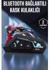 Kask Kulaklık Bluetooth Motosiklet Kulaklık Intercom Su Geçirmez