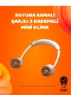 Katlanabilir Asılabilir Fan | USB Şarjlı, 3 Vitesli Sessiz Mini Fan