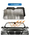 Katlanabilir Ön Cam Güneşlik Isı Önleyici Araç Perdesi Volkswagen Passat Peugeot 3008 Skoda Superb Nissan Qashqai