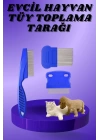 Kedi Köpek Tüy Bit Pire Toplayıcı Toplama Temizleme Tarağı Tarak Seti 4lü Set